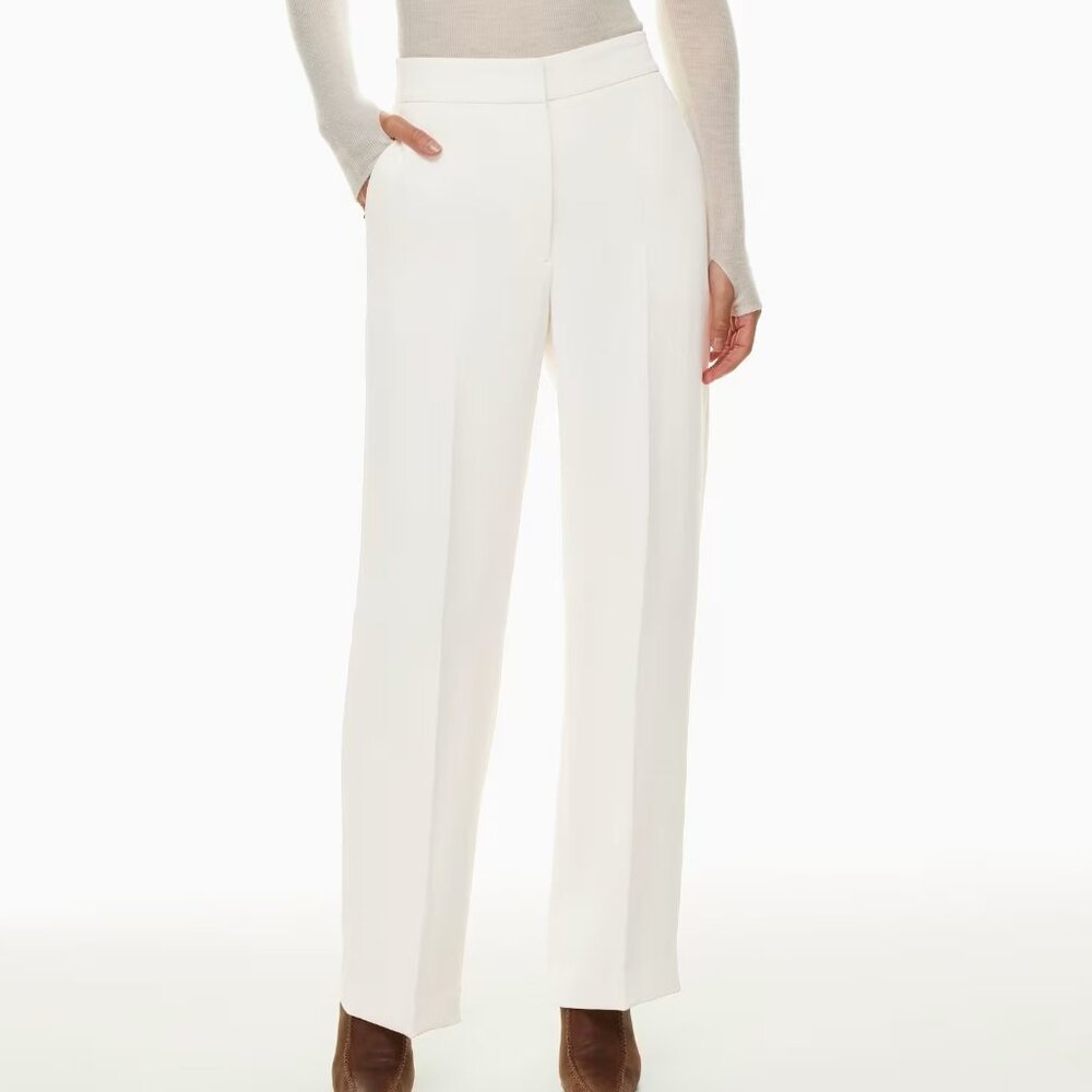 Aritzia NWT Wilfred Crepette Alanya Pant in Light Birch